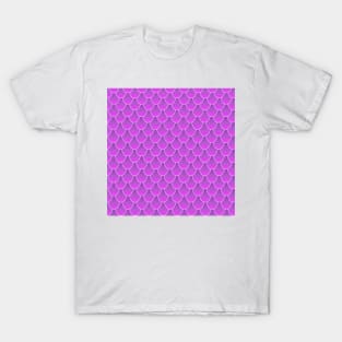 Purple Mermaid Tail Pattern Digital Art | Melanie Jensen Illustrations T-Shirt